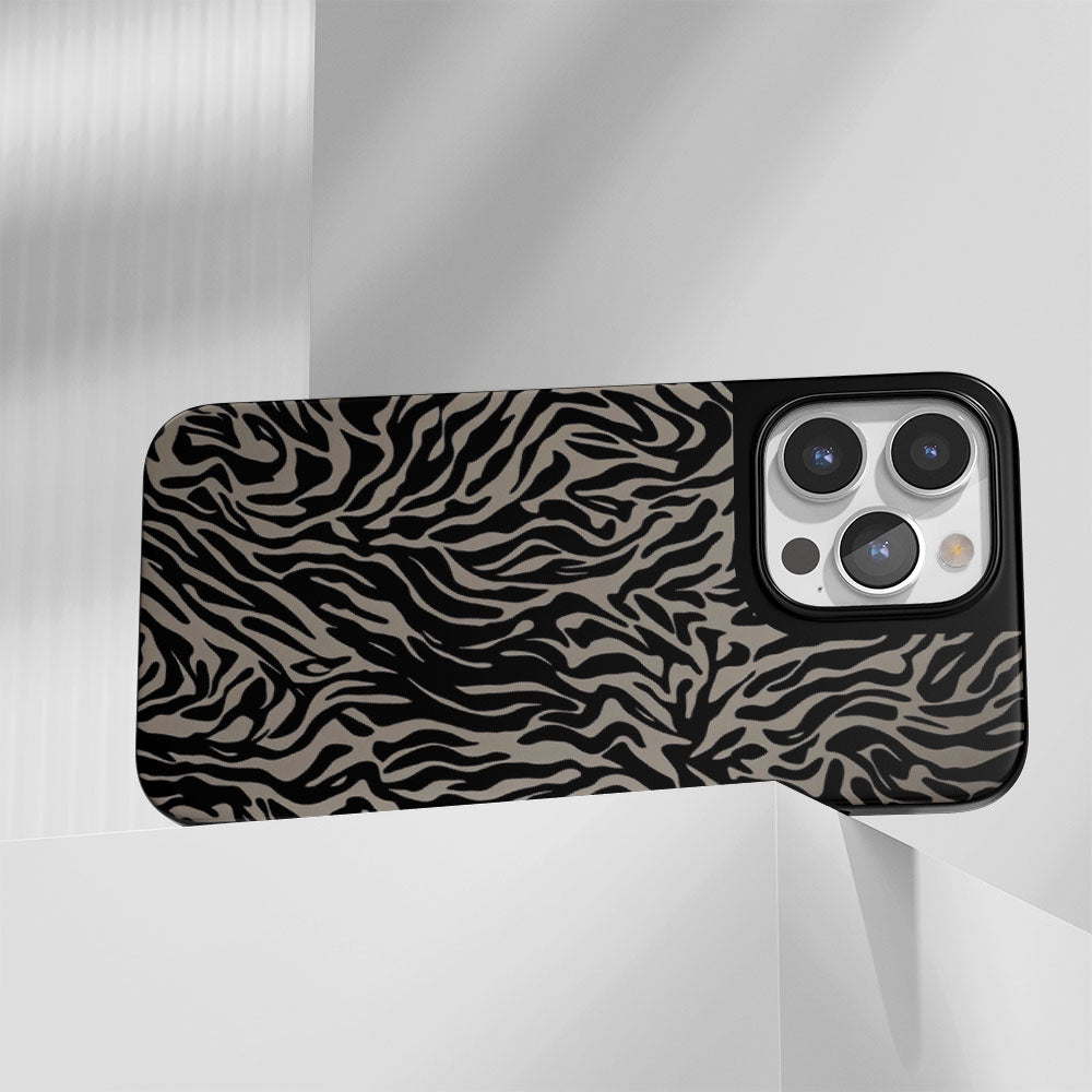 Industry-Level Tough Matte Tiger Stripes iPhone Case (MagSafe-Compatible)