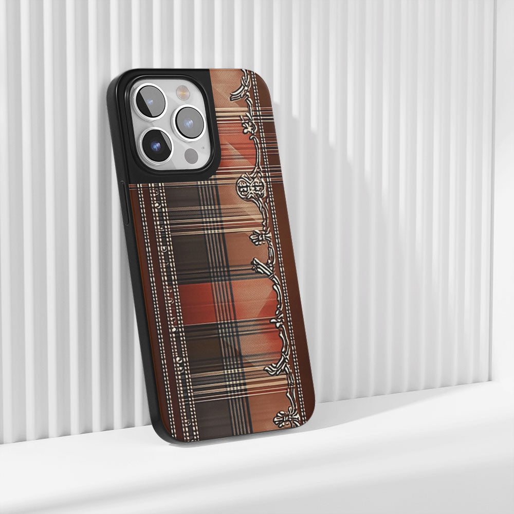 Industry-Level Tough Matte Checks iPhone Case