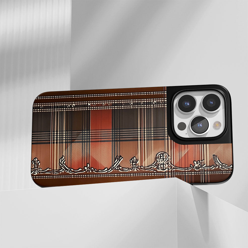 Industry-Level Tough Matte Checks iPhone Case