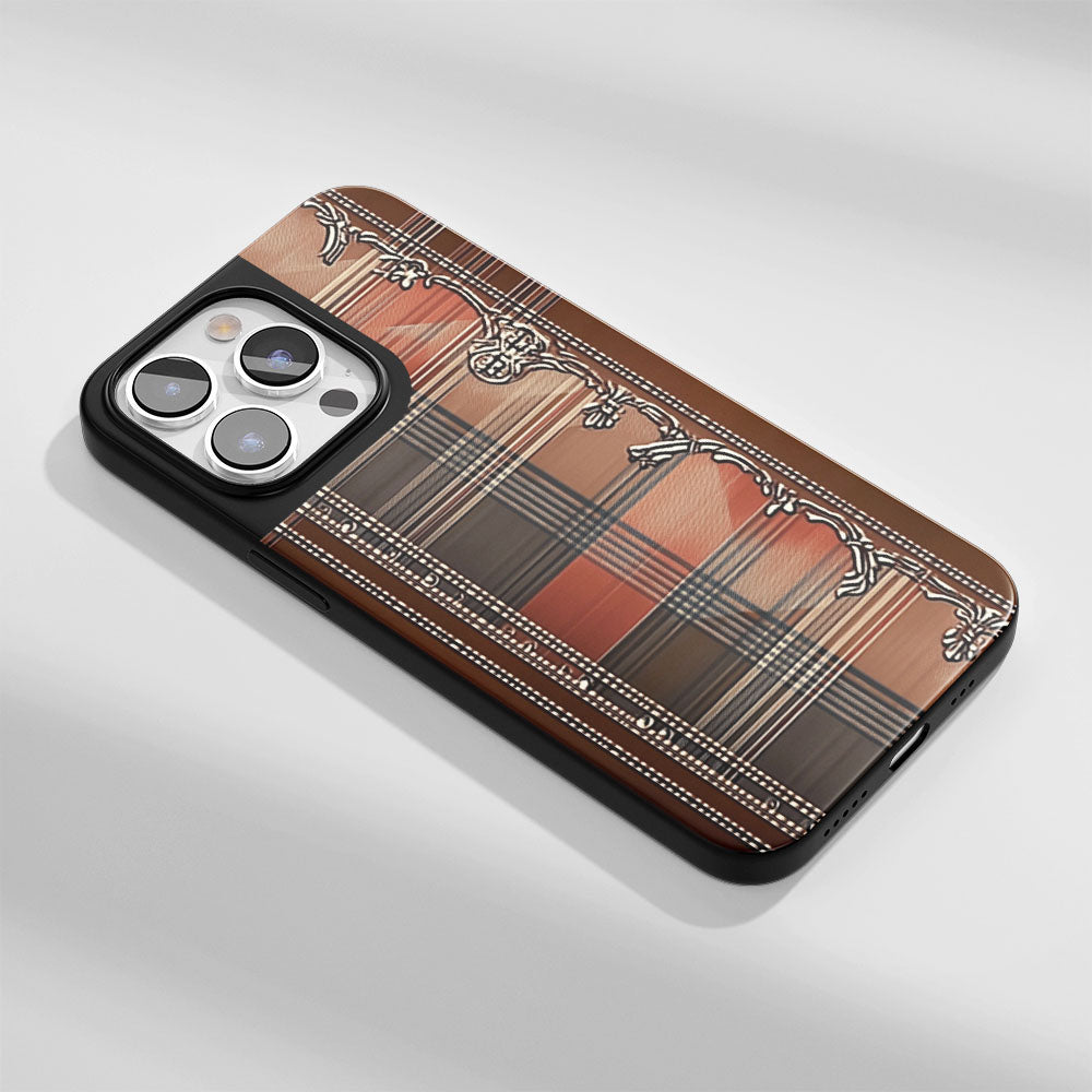 Industry-Level Tough Matte Checks iPhone Case