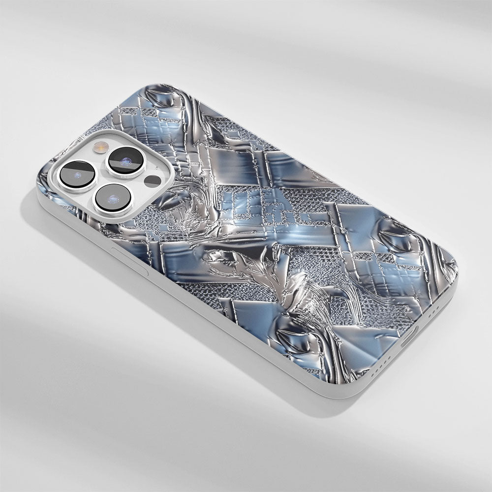 Latest 3rd-Generation Crystal Tough Glossy Checks iPhone Case