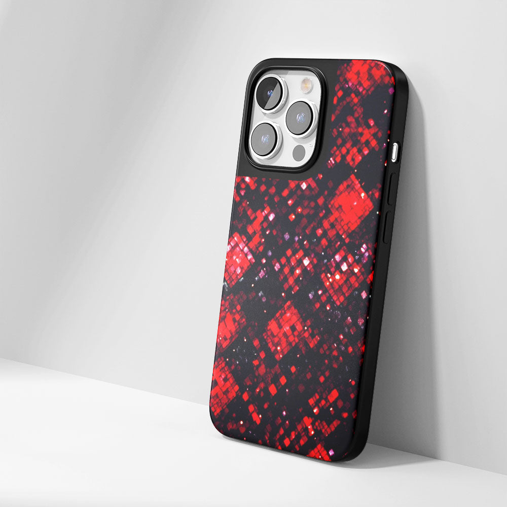 Industry-Level Tough Matte Checks iPhone Case
