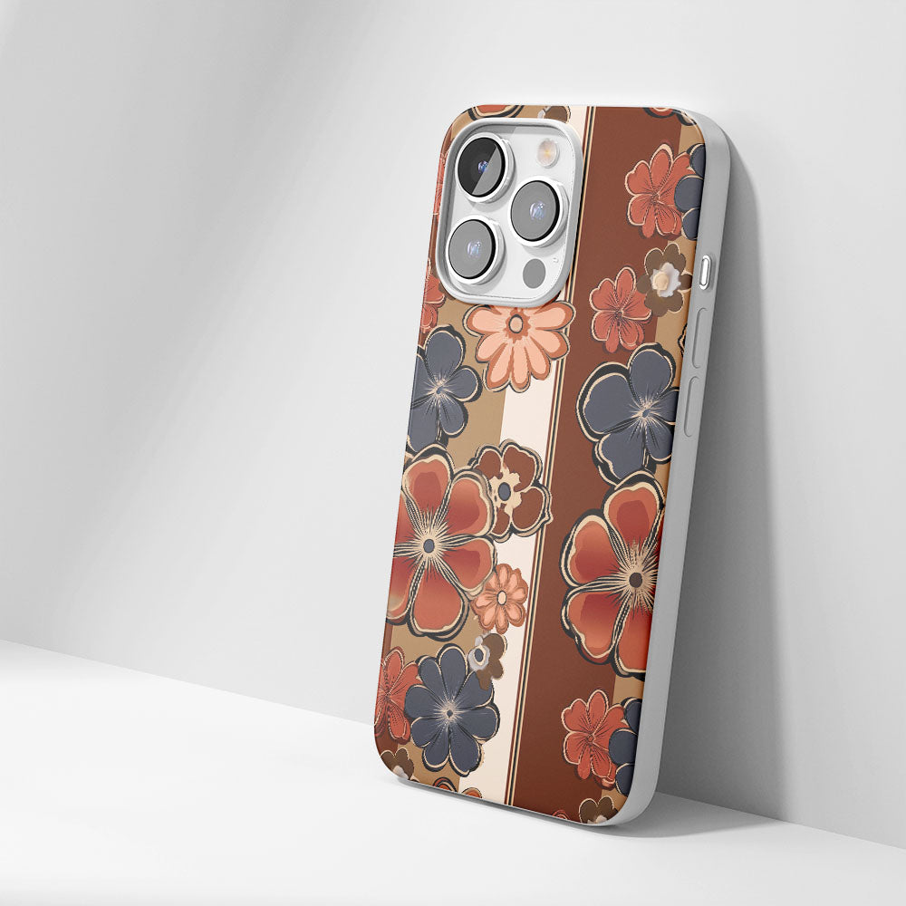 Latest 3rd-Generation Crystal Tough Glossy Flowers iPhone Case