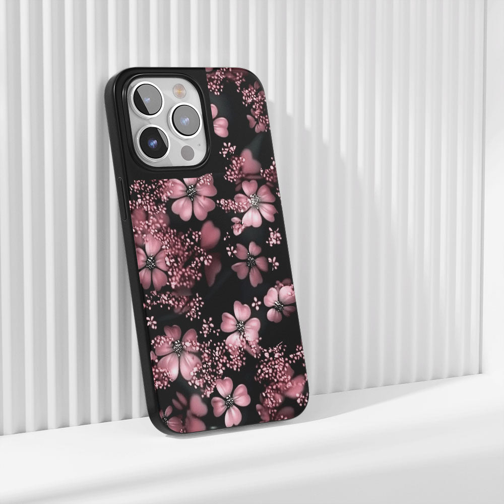 Industry-Level Tough Matte Flowers iPhone Case