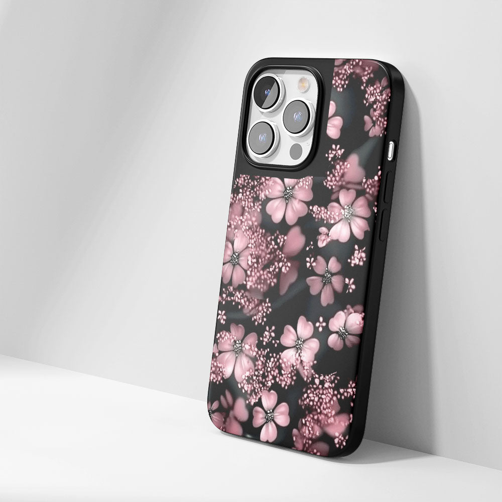 Industry-Level Tough Matte Flowers iPhone Case
