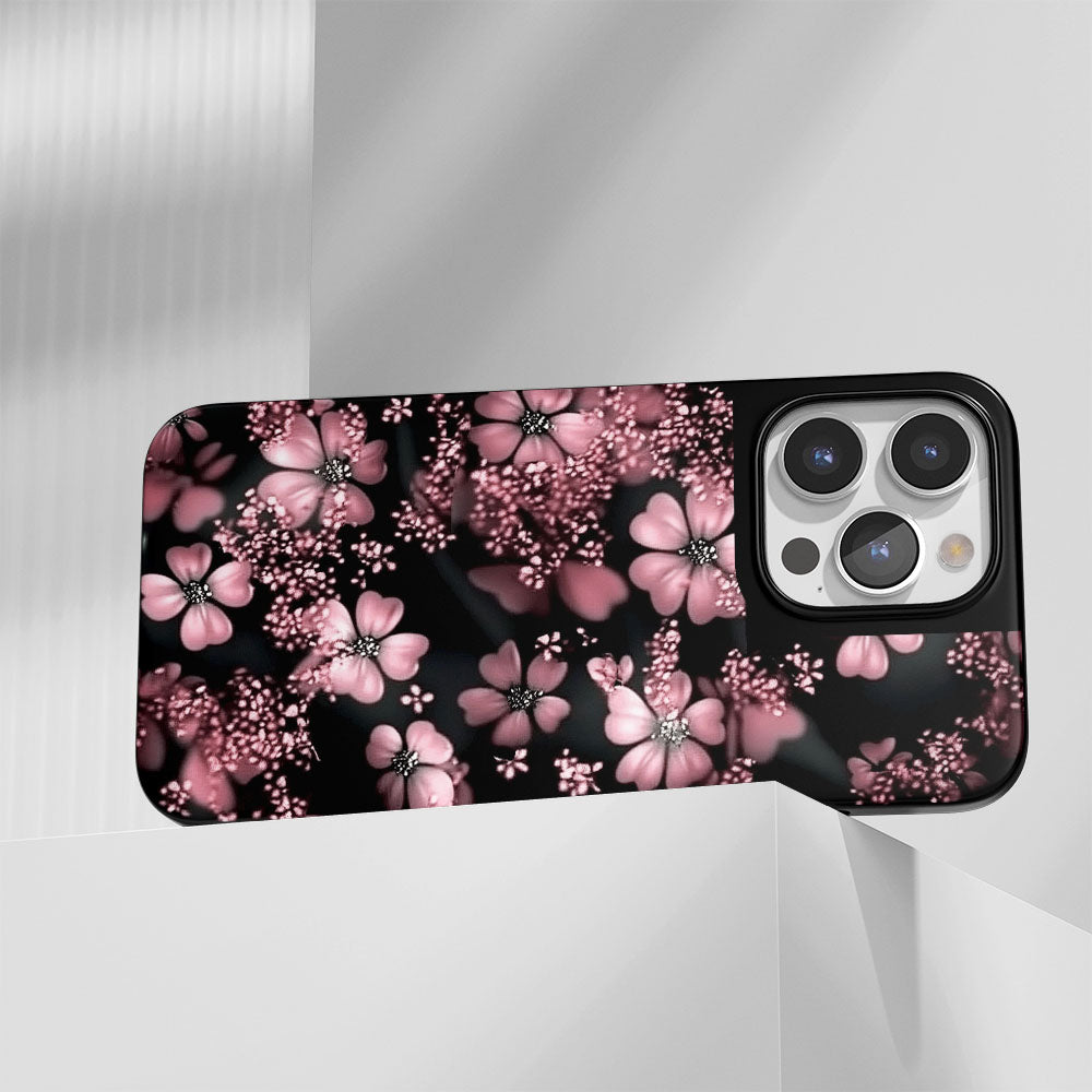 Industry-Level Tough Matte Flowers iPhone Case