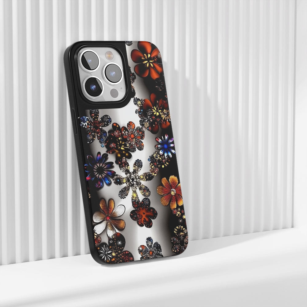 Industry-Level Tough Matte Flowers iPhone Case