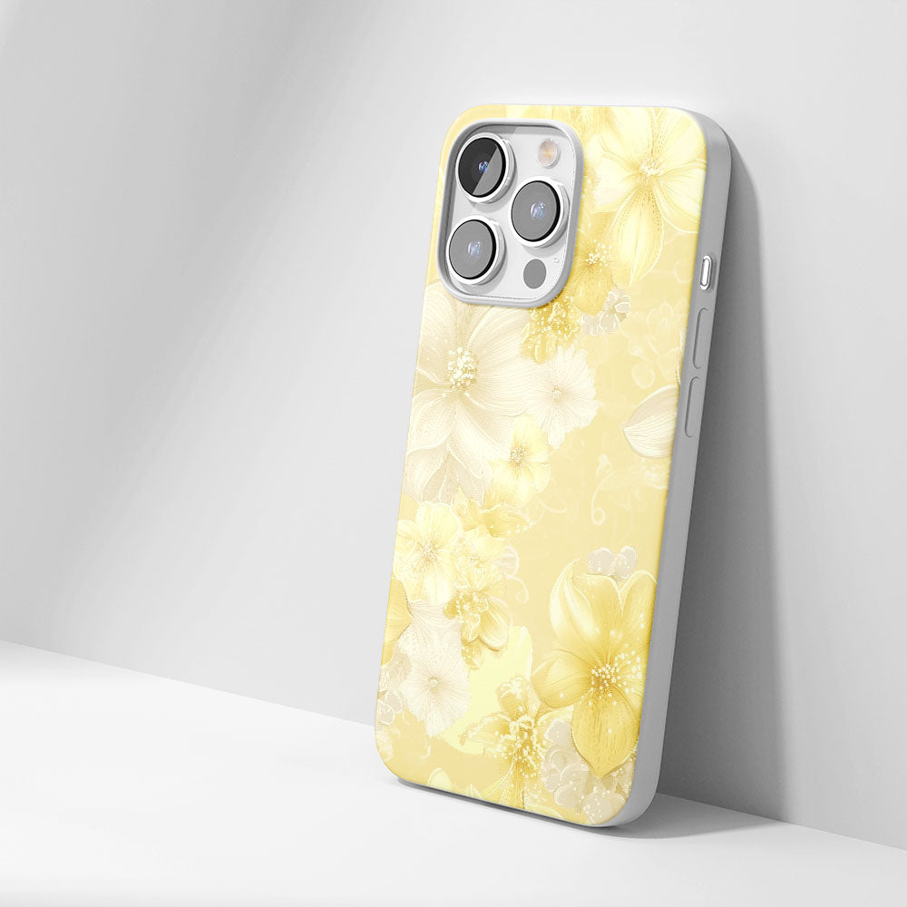 Latest 3rd-Generation Crystal Tough Glossy Flowers iPhone Case