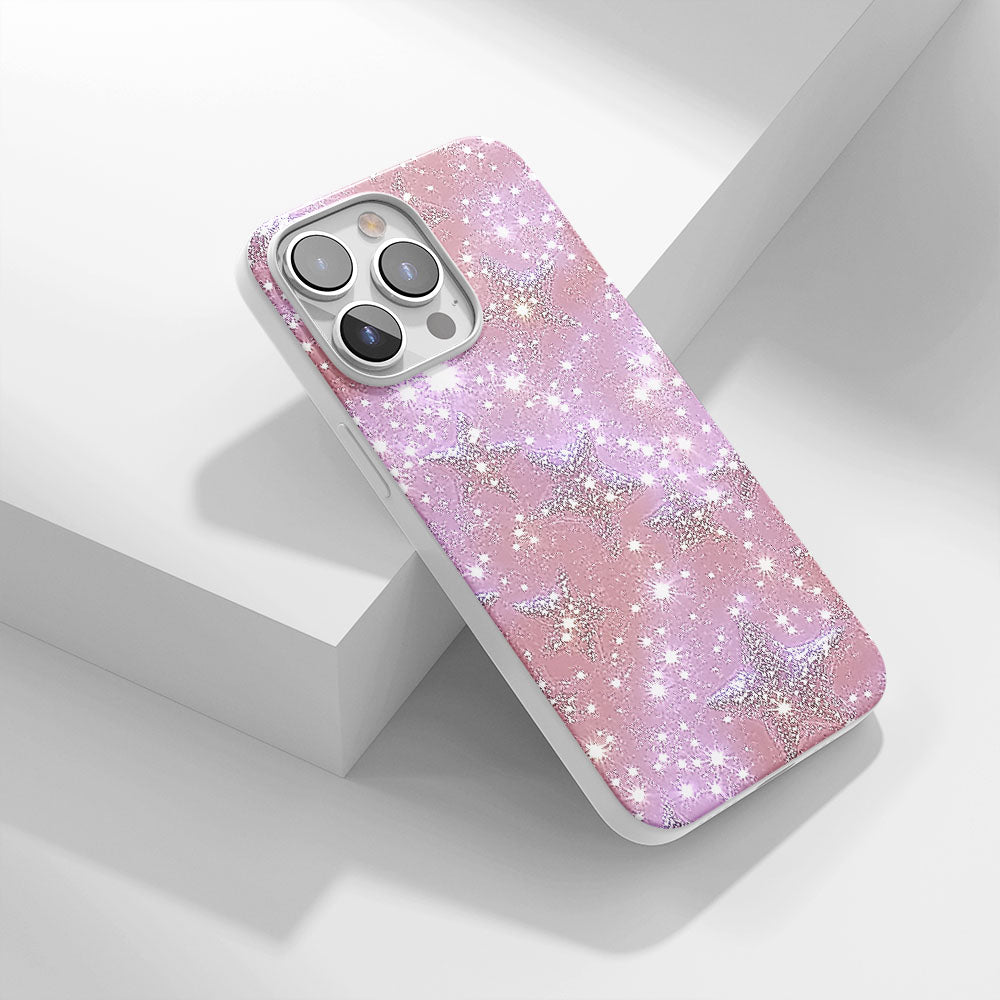 Latest 3rd-Generation Crystal Tough Glossy Stars iPhone Case