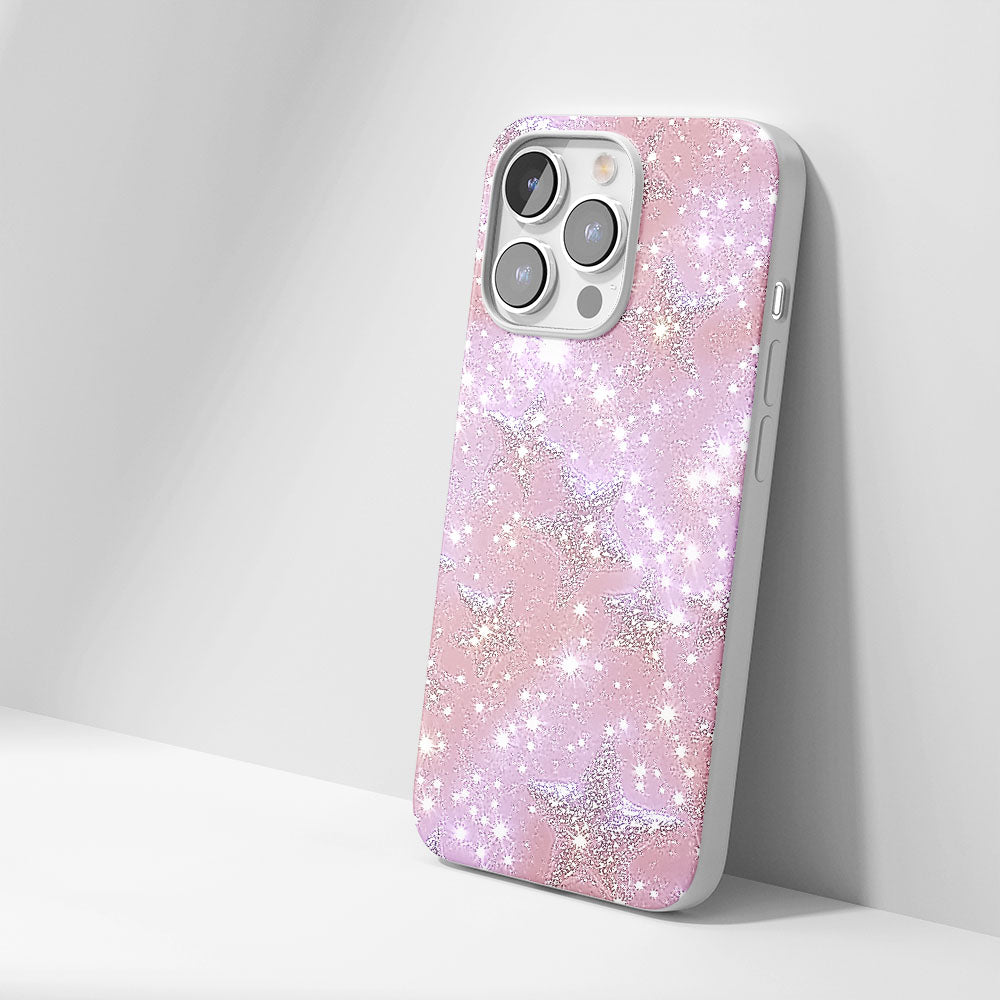 Latest 3rd-Generation Crystal Tough Glossy Stars iPhone Case