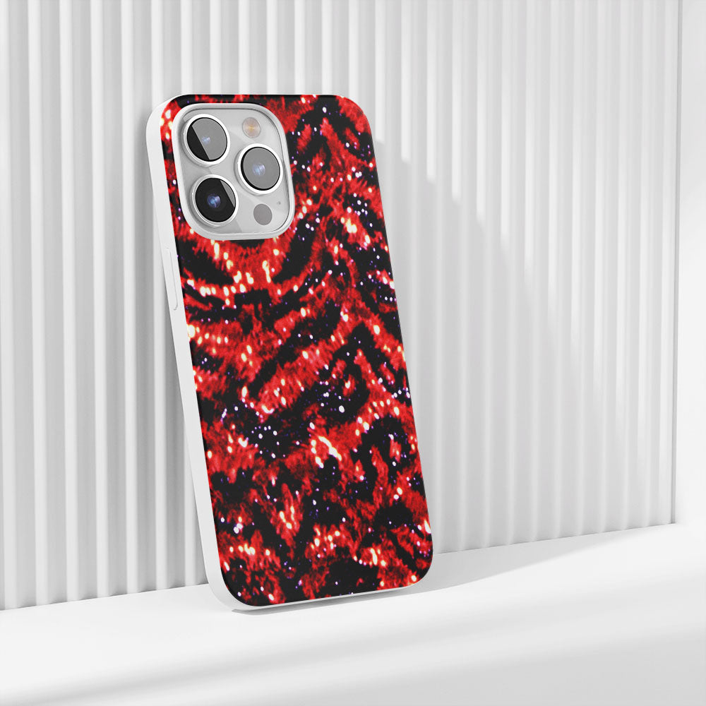 Latest 3rd-Generation Crystal Tough Glossy Tiger Stripes iPhone Case