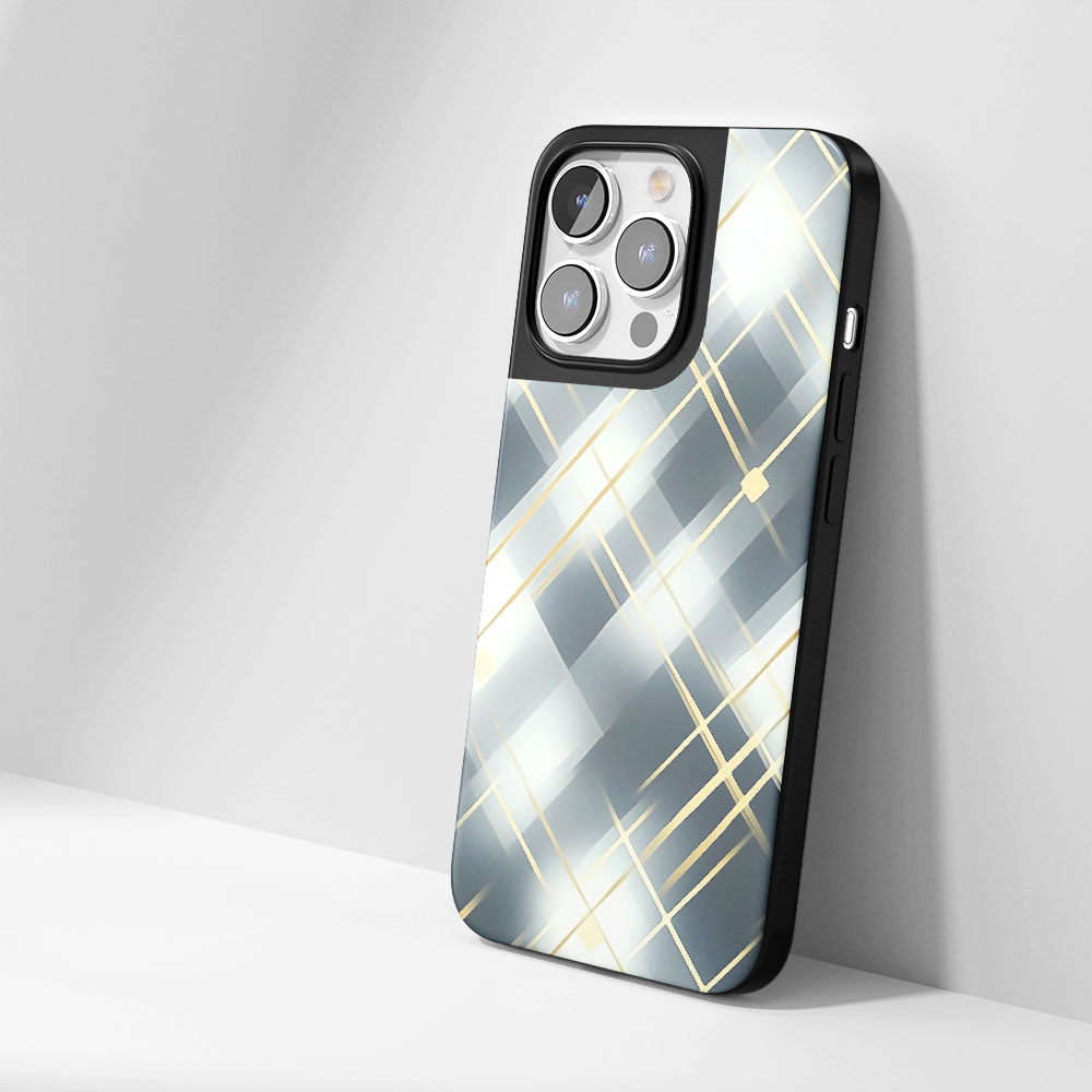 Industry-Level Tough Matte Checks iPhone Case