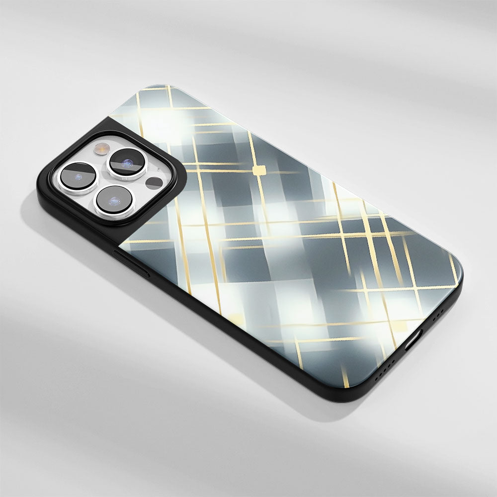 Industry-Level Tough Matte Checks iPhone Case
