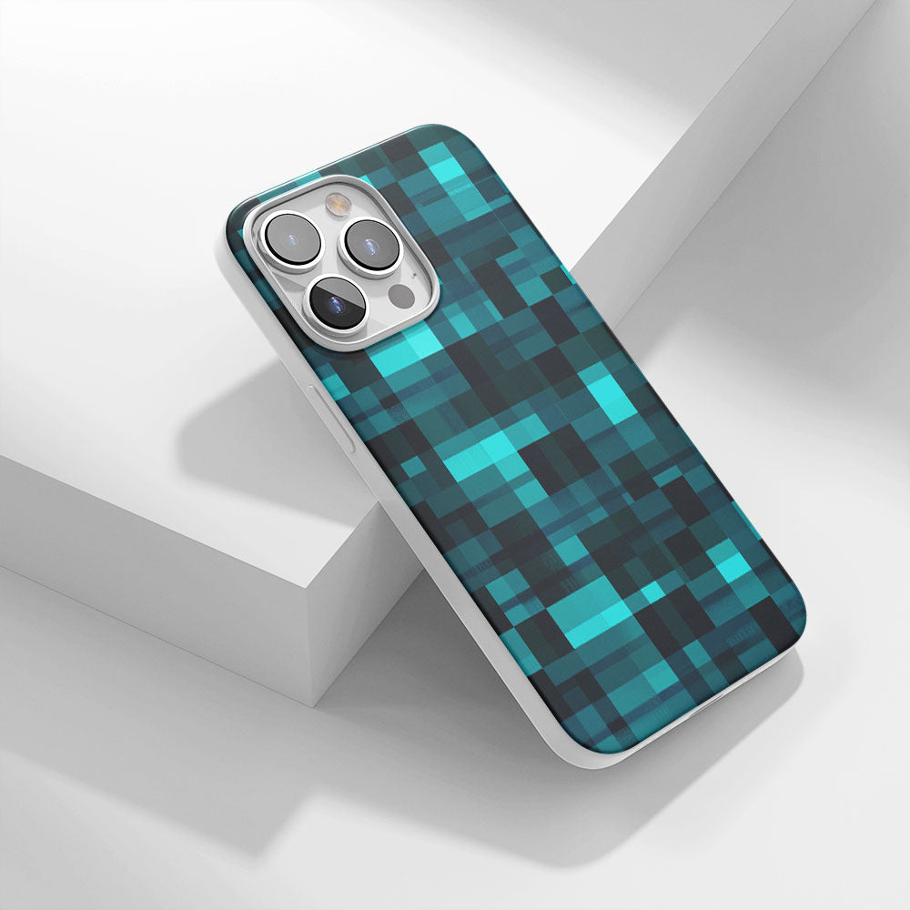Latest 3rd-Generation Crystal Tough Glossy Checks iPhone Case