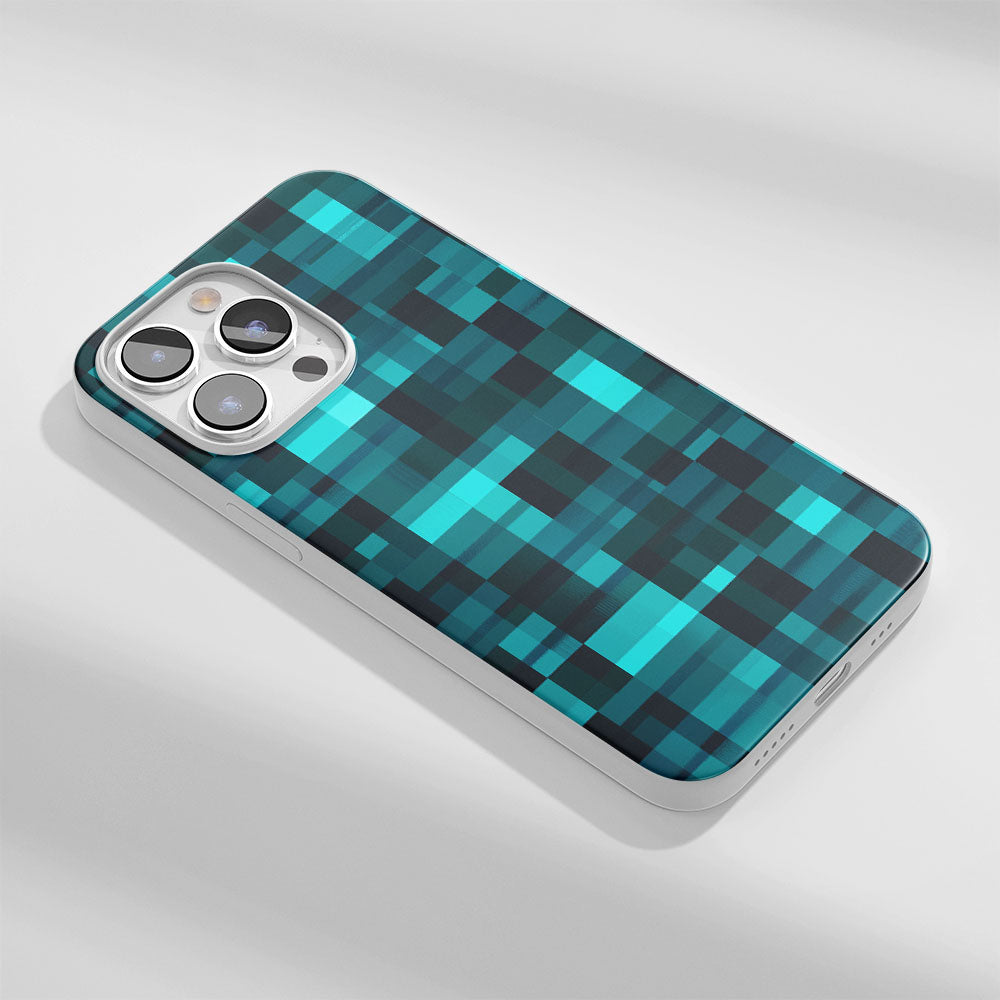 Latest 3rd-Generation Crystal Tough Glossy Checks iPhone Case