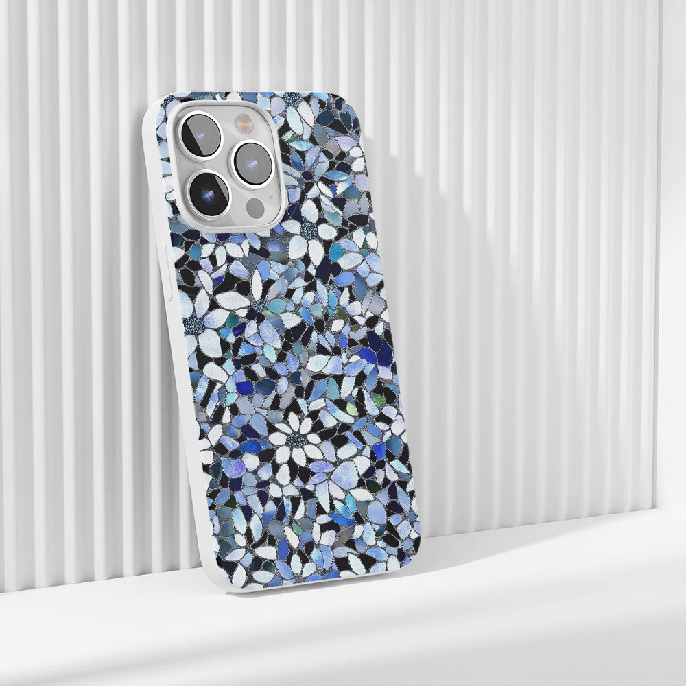Latest 3rd-Generation Crystal Tough Glossy Flowers iPhone Case