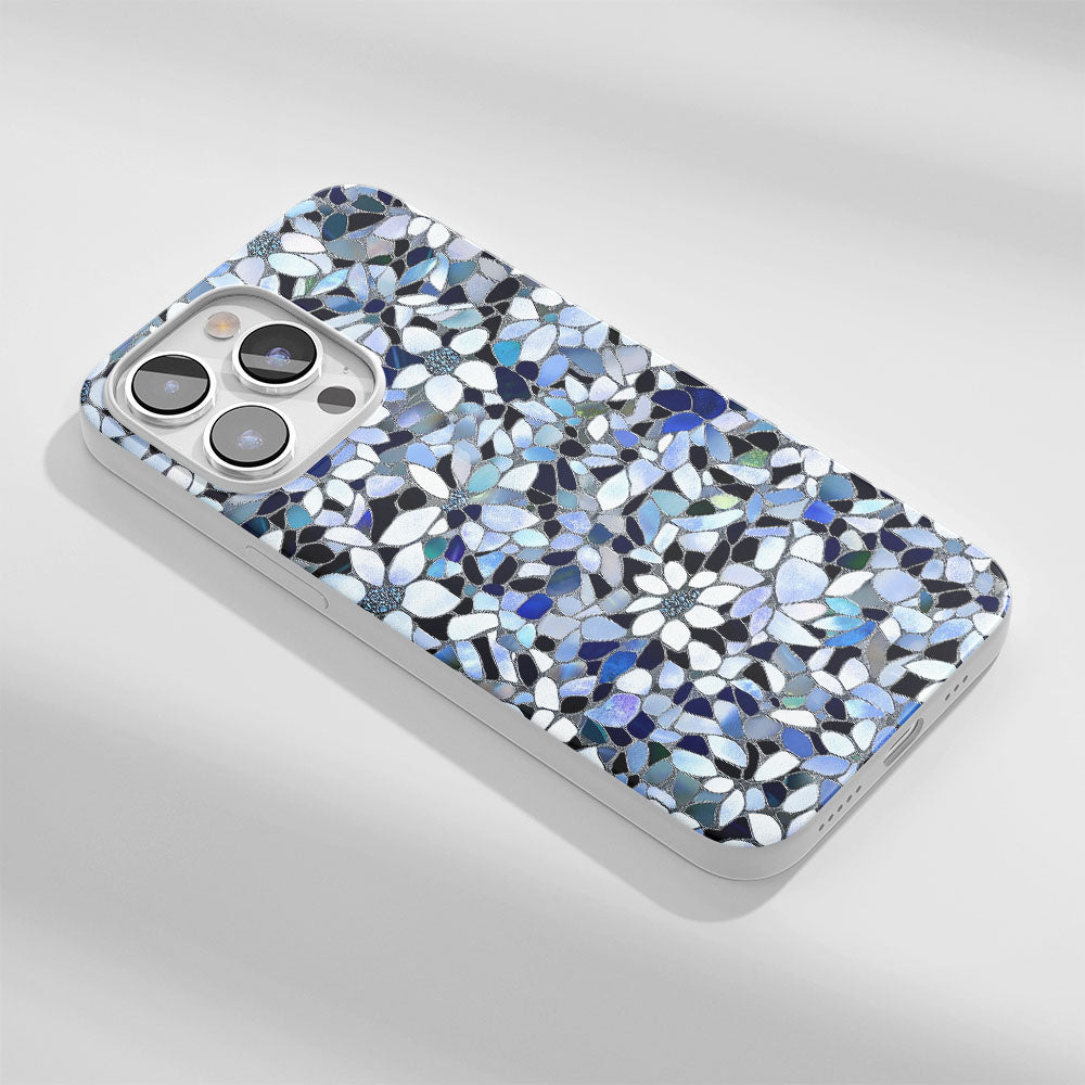 Latest 3rd-Generation Crystal Tough Glossy Flowers iPhone Case