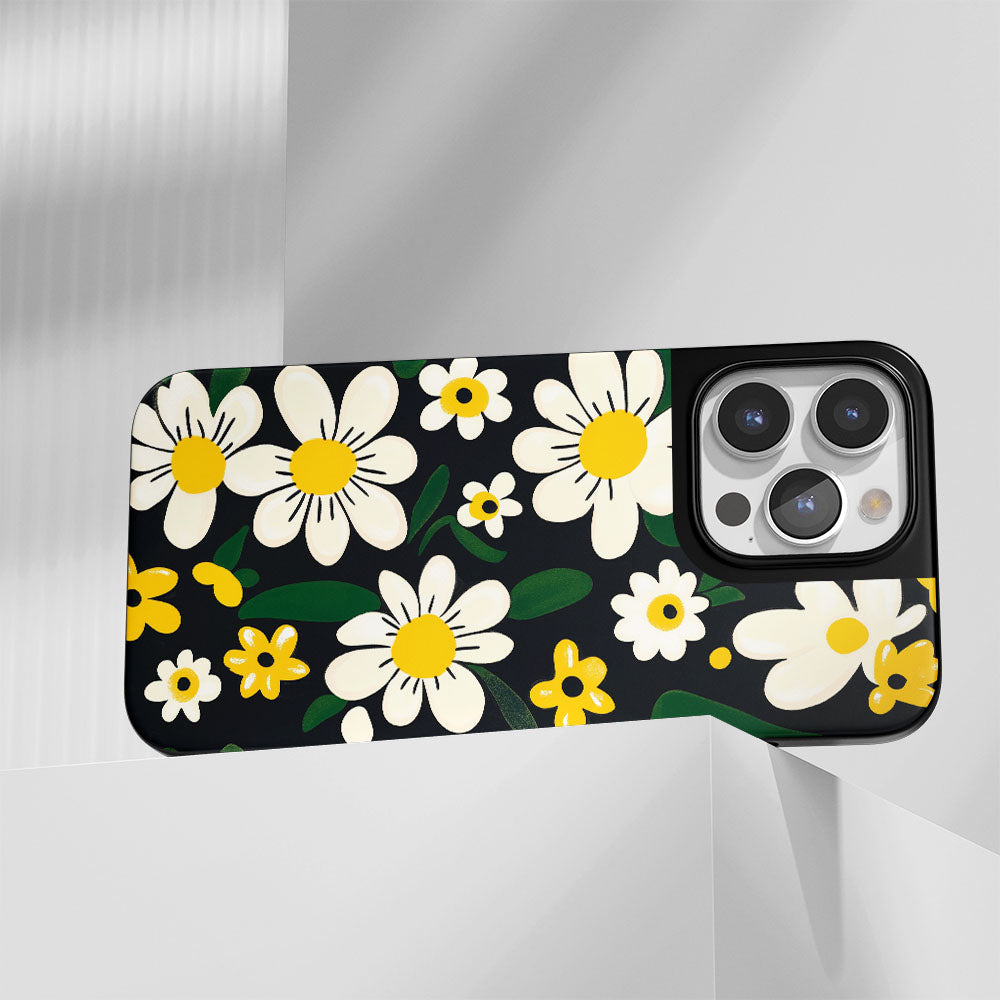 Industry-Level Tough Matte Flowers iPhone Case