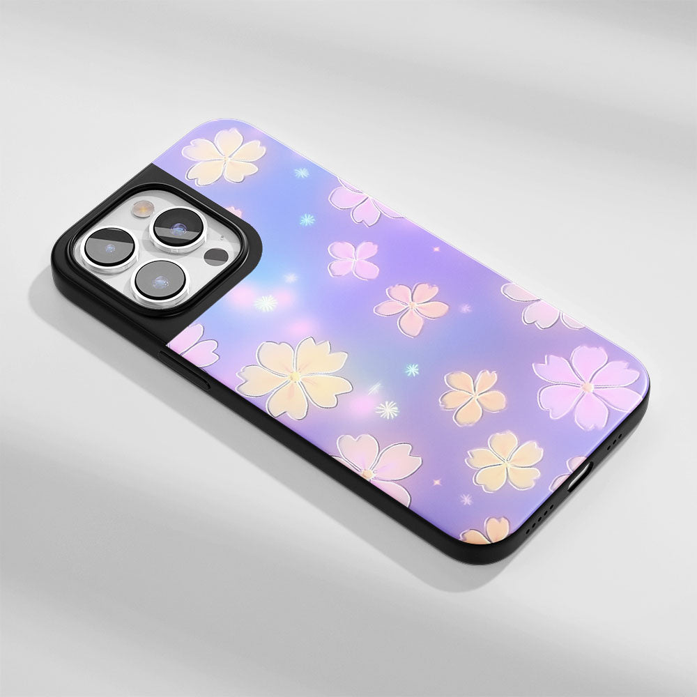 Industry-Level Tough Matte Flowers iPhone Case