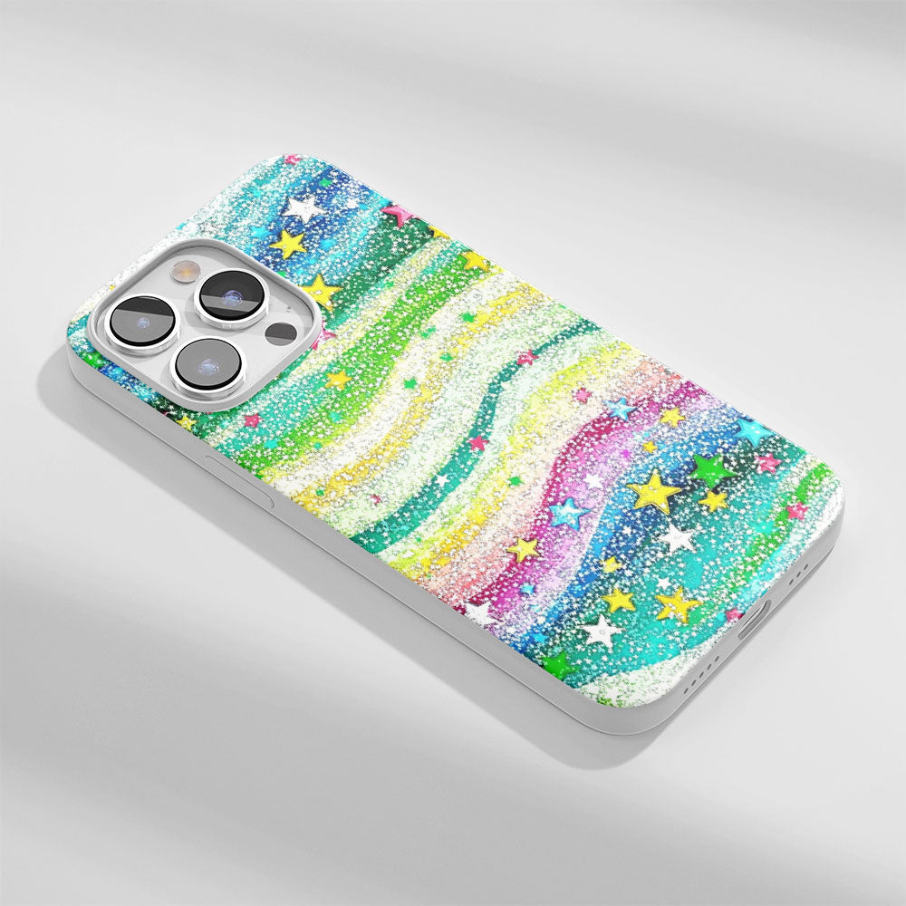 Latest 3rd-Generation Crystal Tough Glossy Stars iPhone Case
