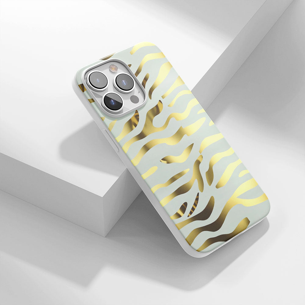 Latest 3rd-Generation Crystal Tough Glossy Tiger Stripes iPhone Case