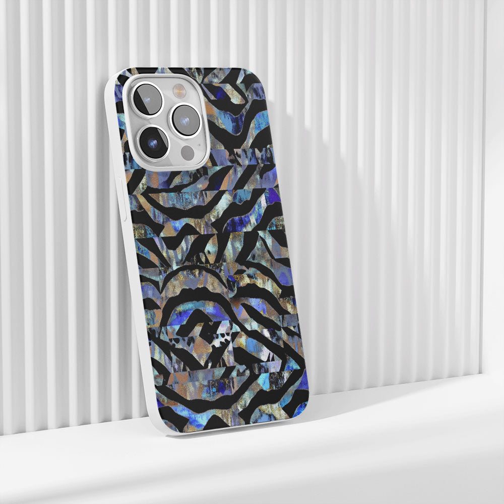 Latest 3rd-Generation Crystal Tough Glossy Tiger Stripes iPhone Case