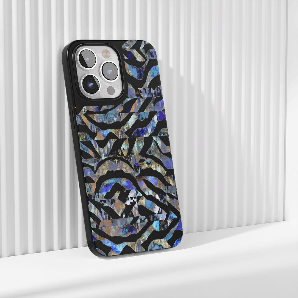 Industry-Level Tough Matte Tiger Stripes iPhone Case (MagSafe-Compatible)