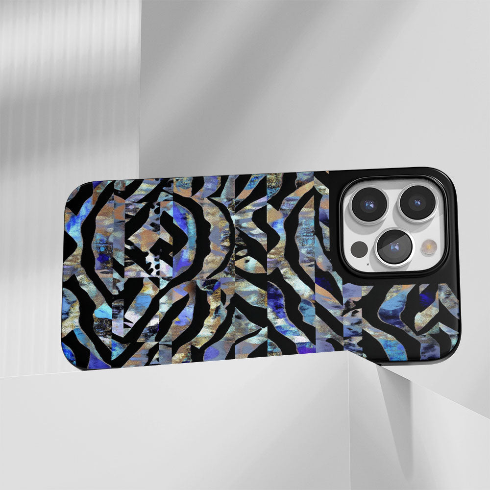 Industry-Level Tough Matte Tiger Stripes iPhone Case (MagSafe-Compatible)