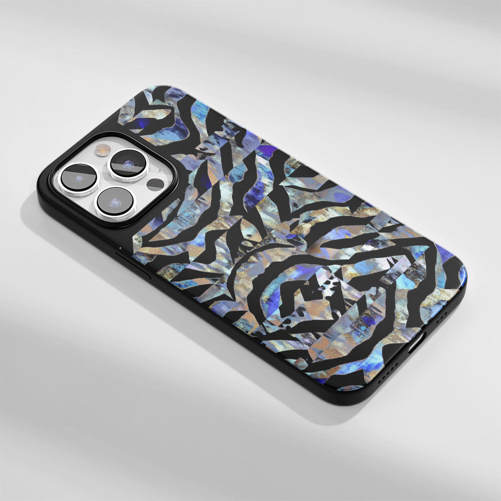 Industry-Level Tough Matte Tiger Stripes iPhone Case (MagSafe-Compatible)