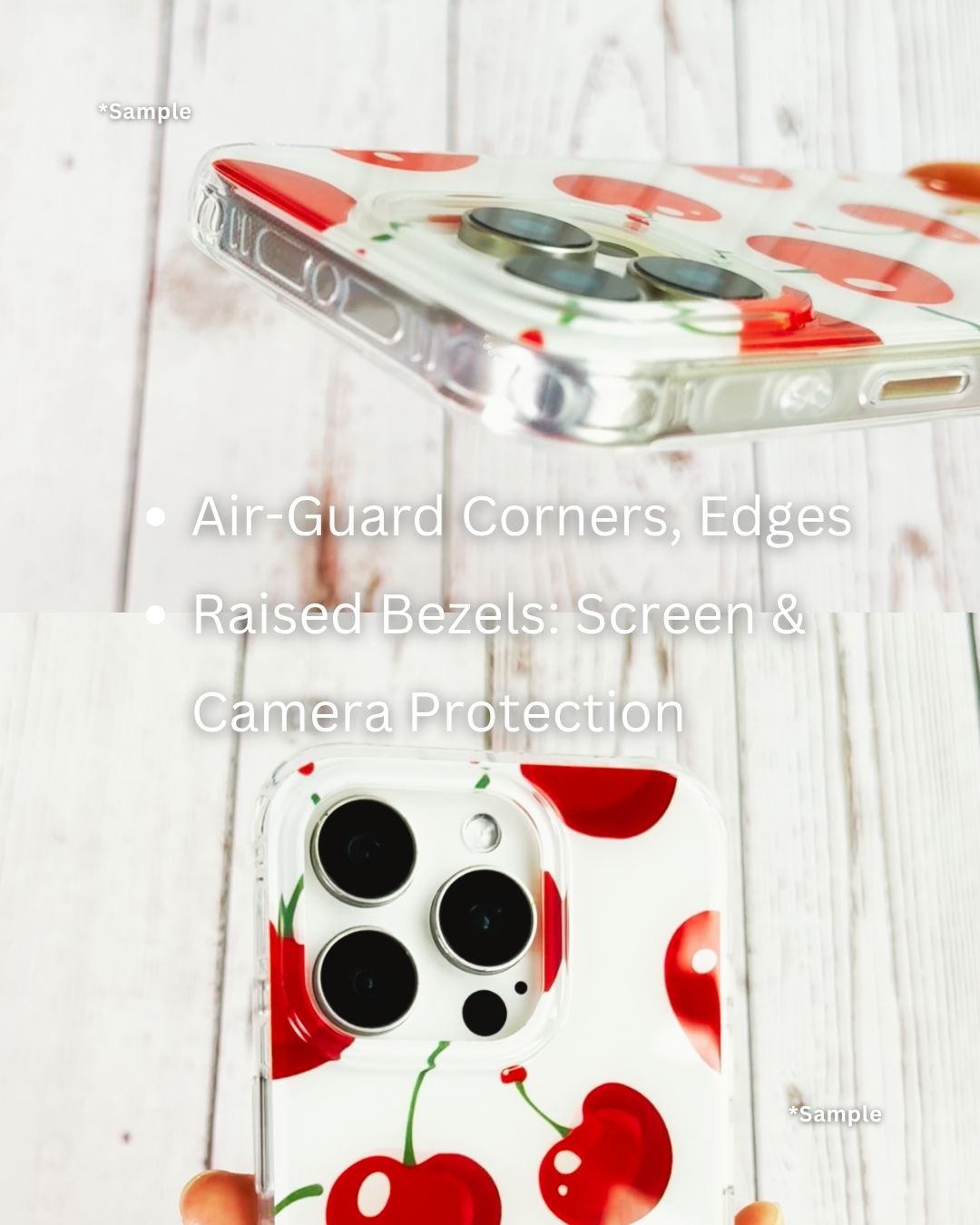 Latest 3rd-Generation Crystal Tough Glossy checks iPhone Case (MagSafe-Compatible)