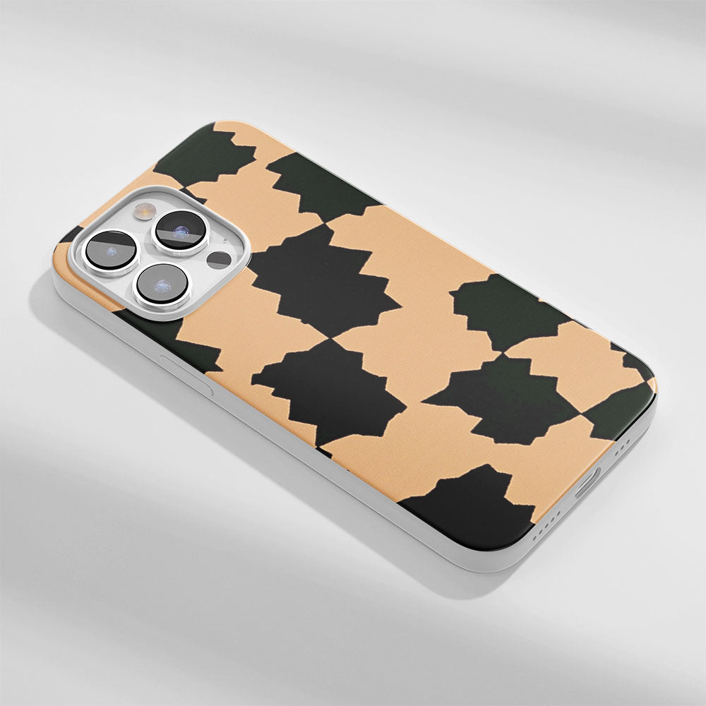 Latest 3rd-Generation Crystal Tough Glossy Checks iPhone Case