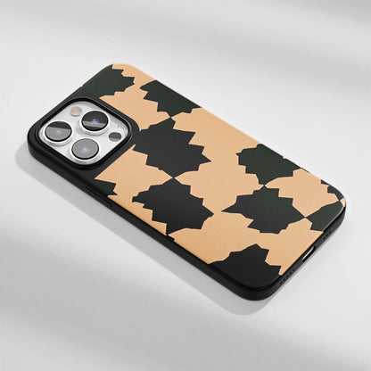 Industry-Level Tough Matte Checks iPhone Case