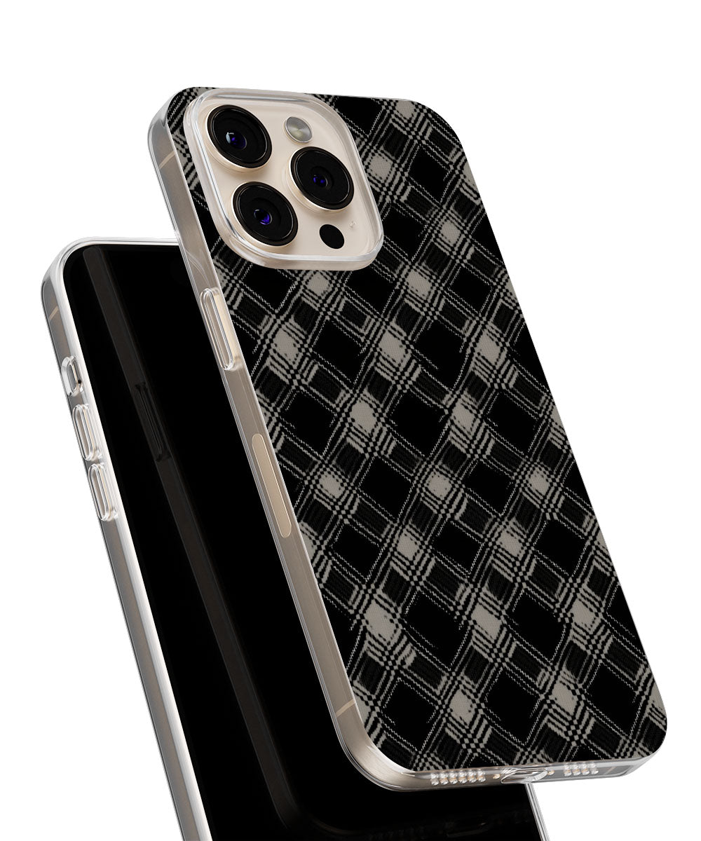 Latest 3rd-Generation Crystal Tough Glossy Checks iPhone Case (MagSafe-Compatible)