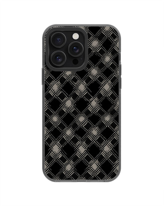 Latest 3rd-Generation Pop Tough Matte Checks iPhone Case (MagSafe-Compatible) [Back Cover Only]