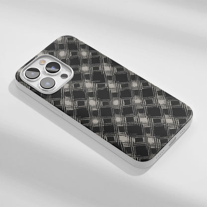 Latest 3rd-Generation Crystal Tough Glossy Checks iPhone Case