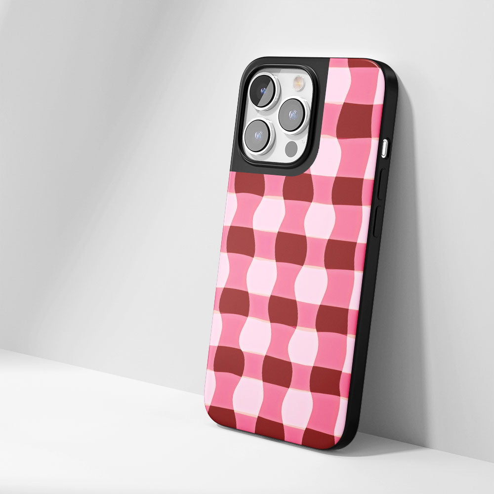 Industry-Level Tough Matte Checks iPhone Case