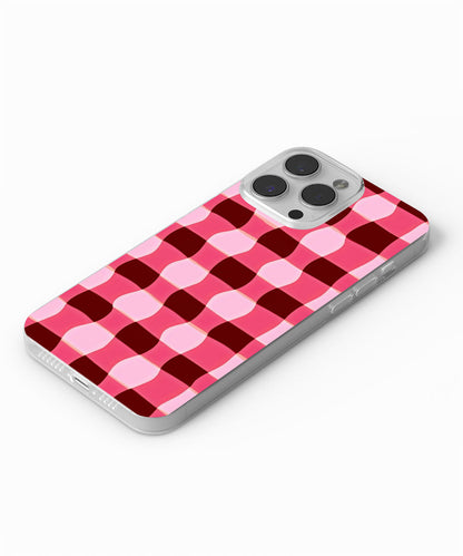 Latest 3rd-Generation Crystal Tough Glossy Checks iPhone Case (MagSafe-Compatible)