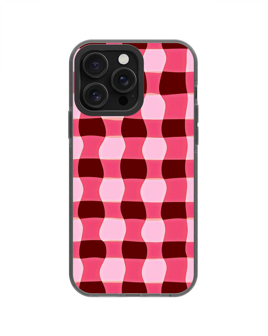Latest 3rd-Generation Pop Tough Matte Checks iPhone Case (MagSafe-Compatible) [Back Cover Only]