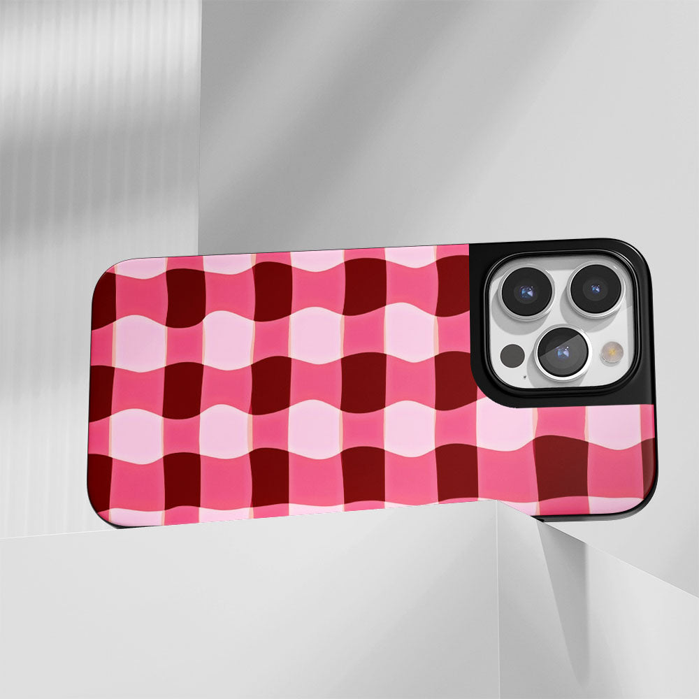 Industry-Level Tough Matte Checks iPhone Case