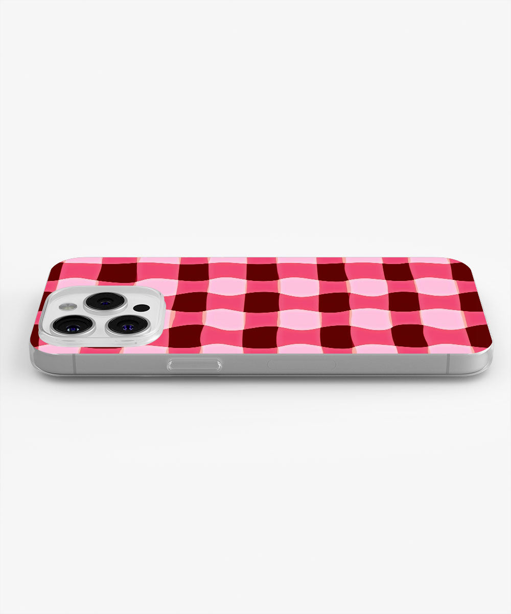 Latest 3rd-Generation Crystal Tough Glossy Checks iPhone Case (MagSafe-Compatible)