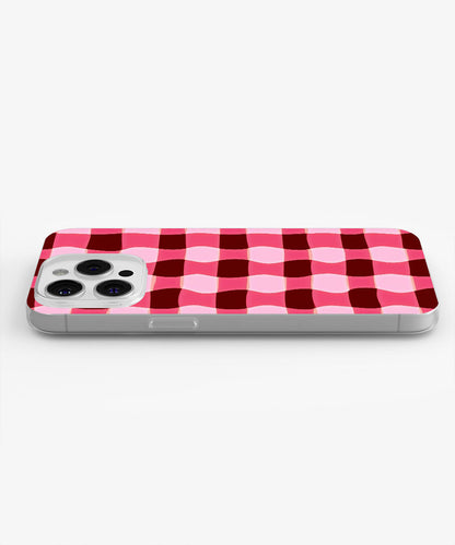Latest 3rd-Generation Crystal Tough Glossy Checks iPhone Case (MagSafe-Compatible)