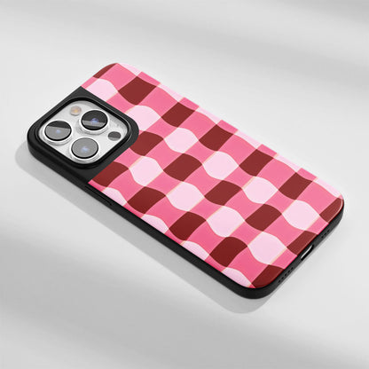 Industry-Level Tough Matte Checks iPhone Case