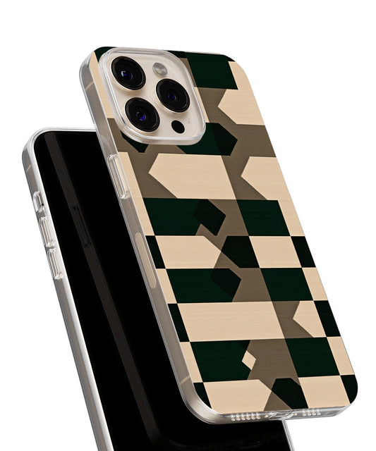 Latest 3rd-Generation Crystal Tough Glossy Checks iPhone Case (MagSafe-Compatible)