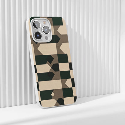 Latest 3rd-Generation Crystal Tough Glossy Checks iPhone Case