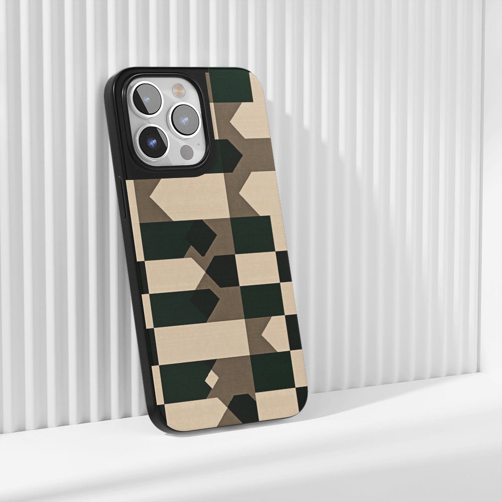 Industry-Level Tough Matte Checks iPhone Case