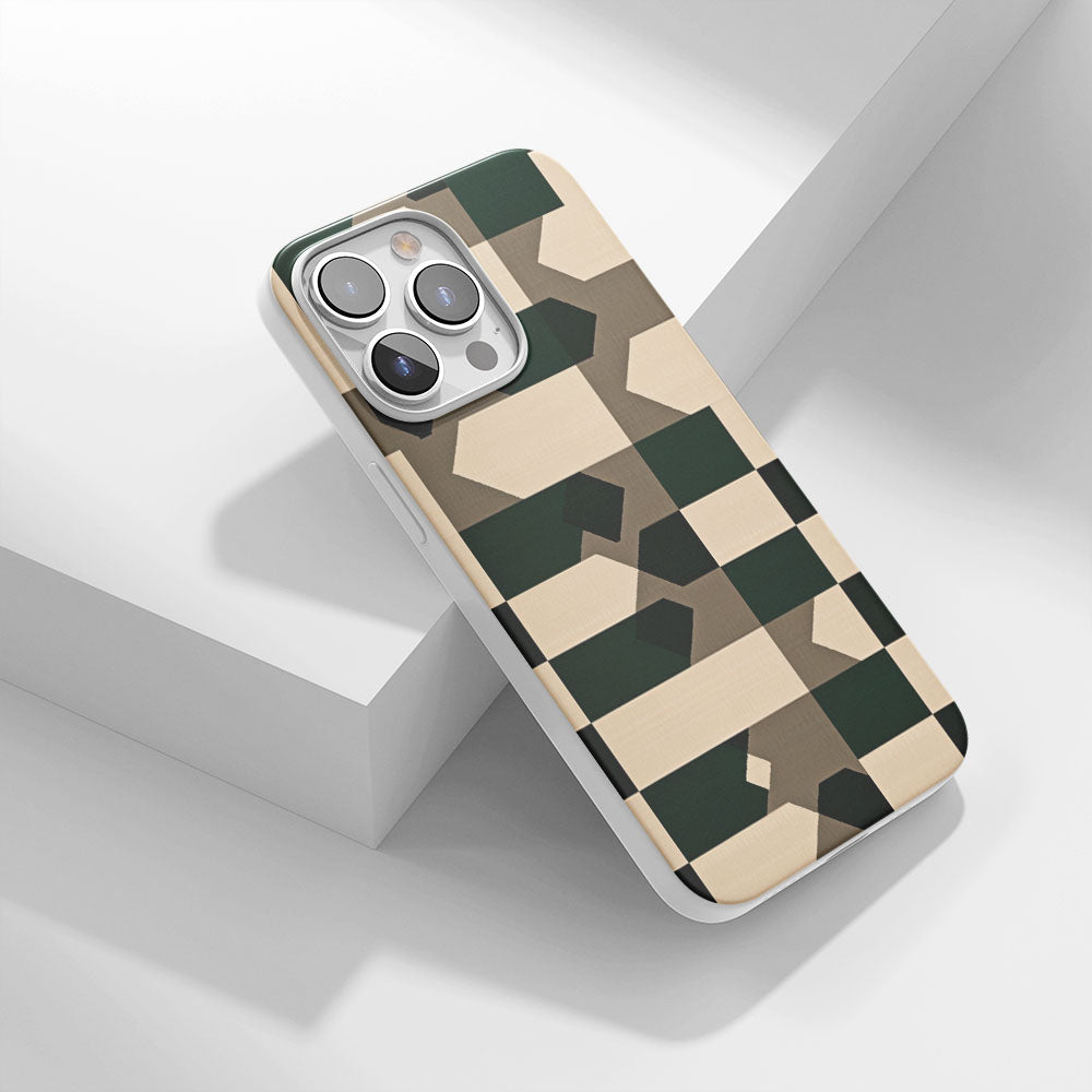 Latest 3rd-Generation Crystal Tough Glossy Checks iPhone Case