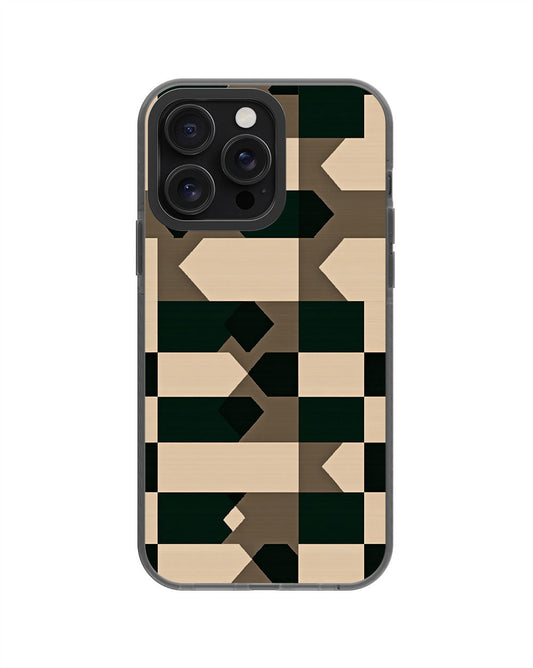 Latest 3rd-Generation Pop Tough Matte Checks iPhone Case (MagSafe-Compatible) [Back Cover Only]