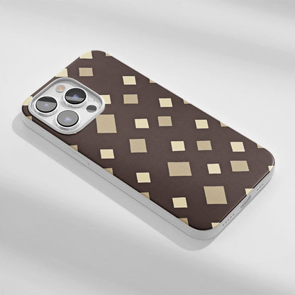 Latest 3rd-Generation Crystal Tough Glossy Checks iPhone Case