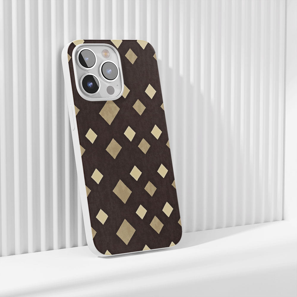 Latest 3rd-Generation Crystal Tough Glossy Checks iPhone Case