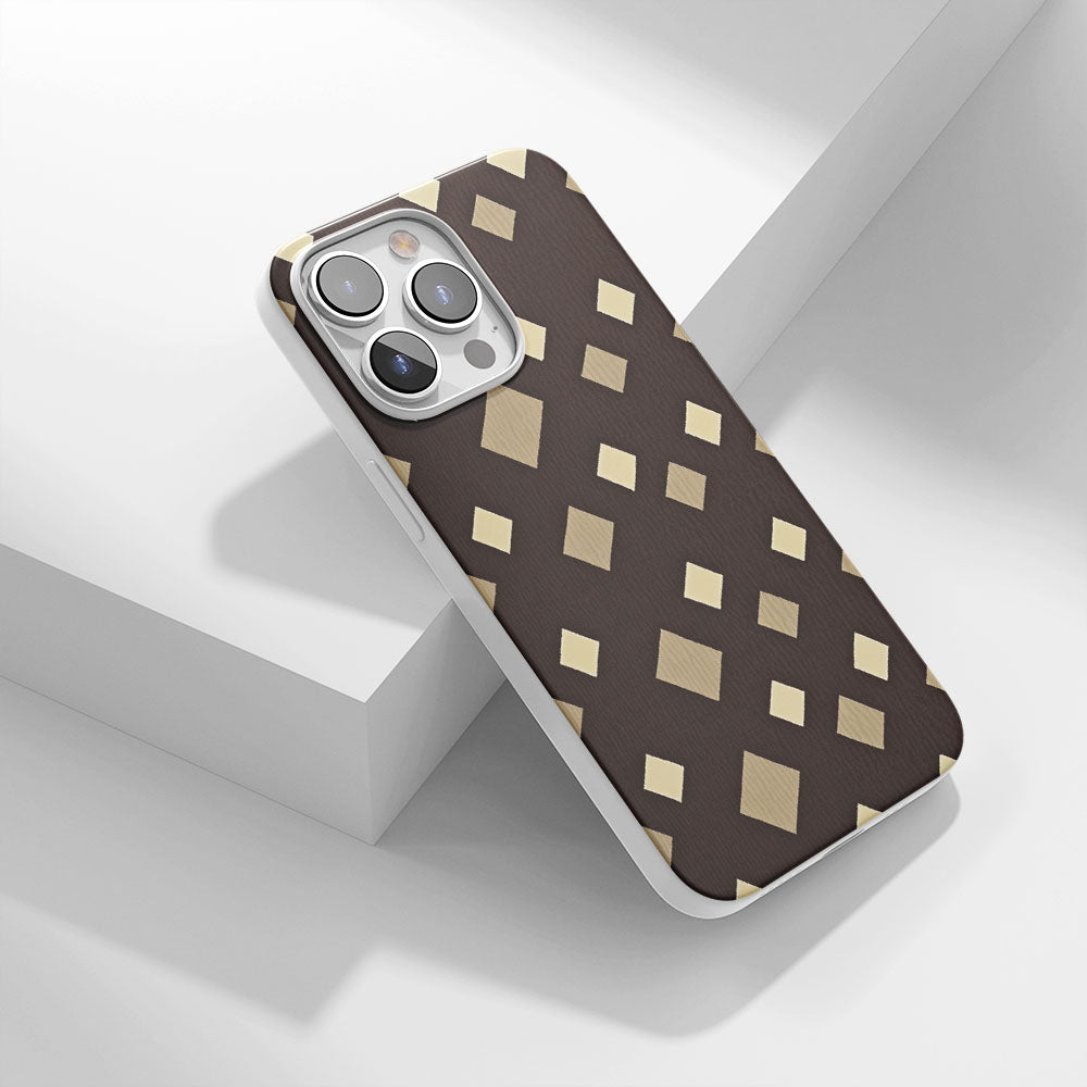 Latest 3rd-Generation Crystal Tough Glossy Checks iPhone Case